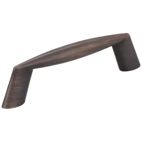 Zachary Cabinet Pull – 3" Ctc, Brushed Oil-Rubbed Bronze, Transitional Oval Shape #988-3Dbac 1