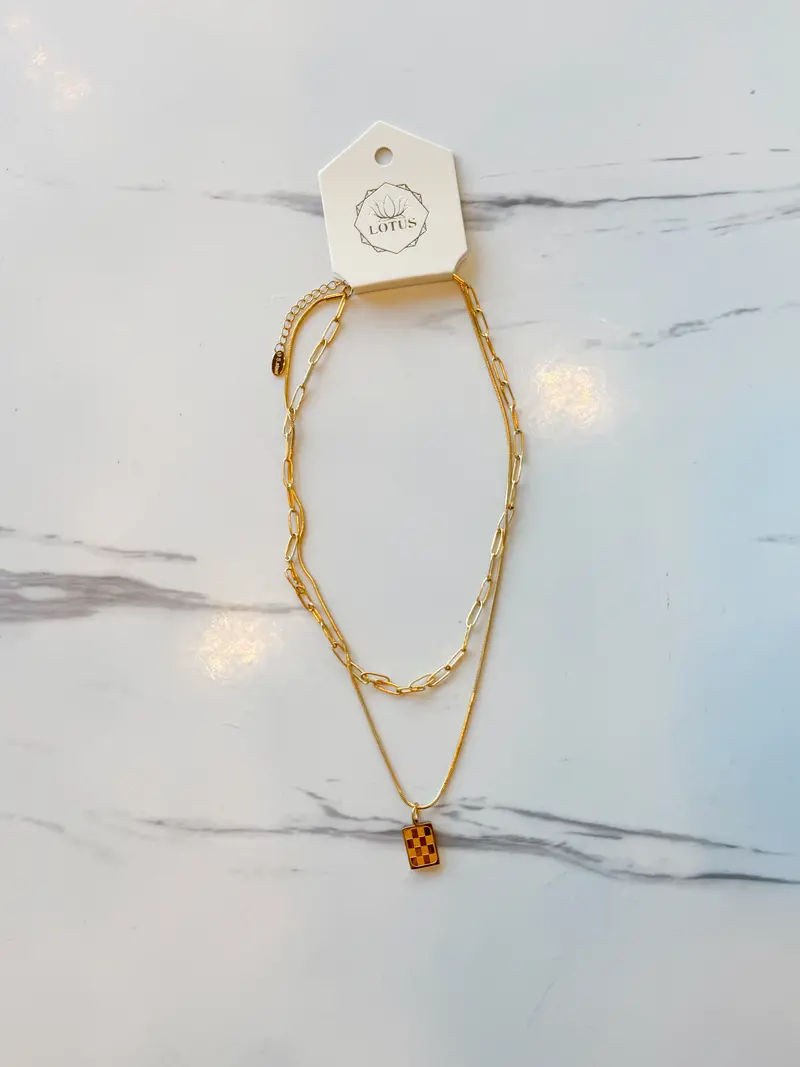 Zara Adjustable Layered Necklace Set 1