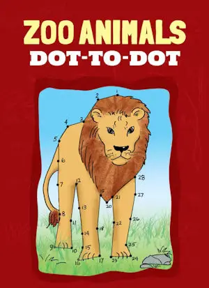 Zoo Animal Connect-The-Dots Learning Book 1
