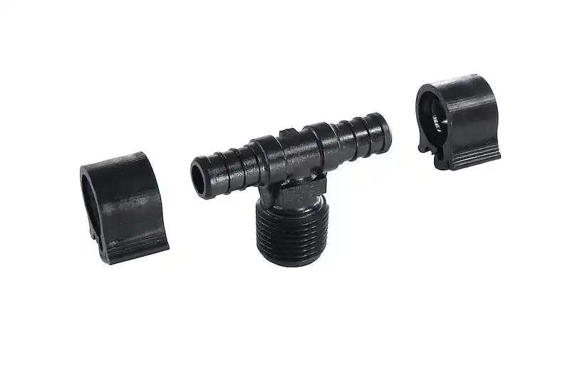 1/2-Inch Male Tee Fitting – Brass, Threaded (1/2" Mpt X 1/2" Mpt X 1/2" Mpt) 1