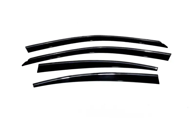 Avs Smoke Vent Visors With Chrome Trim – Low-Profile 4-Piece Window Deflector Kit 1