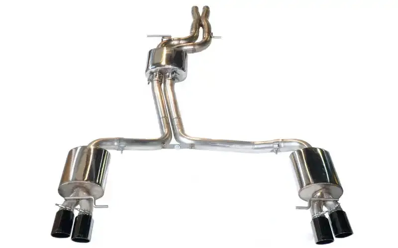 Awe Tuning B8/B8.5 Audi S5 Sportback Touring Edition Resonated Exhaust System With Diamond Black Tips 1