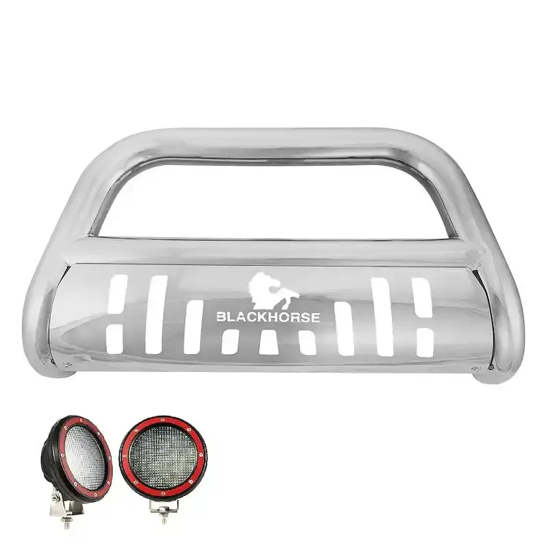 Black Horse Off Road Stainless Steel Skid Plate – Heavy-Duty Underbody Protection 1