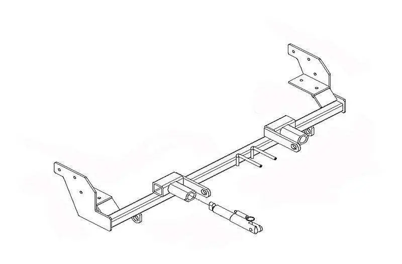 Blue Ox Bx1510 Tow Bar Base Plate – Removable Tabs, 3,500 Lb Rated Hitch Mount 1