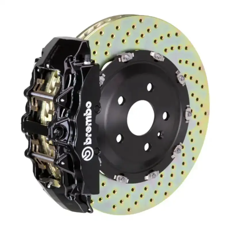 Brembo Gt Big Brake Kit – 380X34Mm Drilled Two-Piece Front Rotors, 8-Piston Calipers For 2004–2007 Armada/Qx56/Titan 1