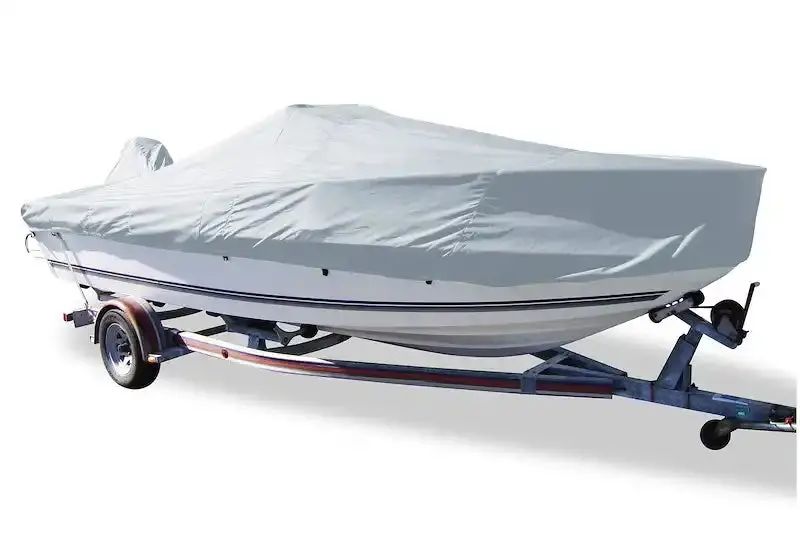 Carver Ccf-17 Boat Cover 70017P-10 – Gray Poly-Guard Material 1