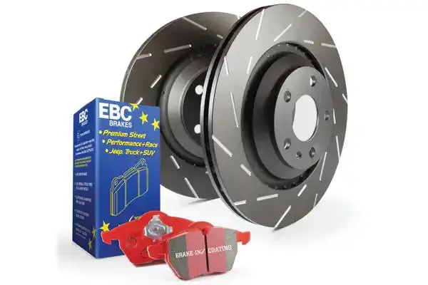 Ebc S4Kf1209 Slotted Brake Rotors – Precision-Cut Narrow Slots Reduce Wind Noise And Improve Bite 1