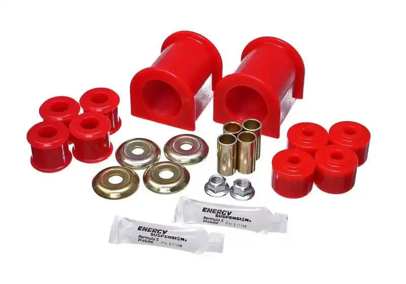 Energy Suspension 1.5-Inch Front Sway Bar Bushings – Red Polyurethane, Fits 1989–2011 Ford F-53 Motorhome Chassis 1