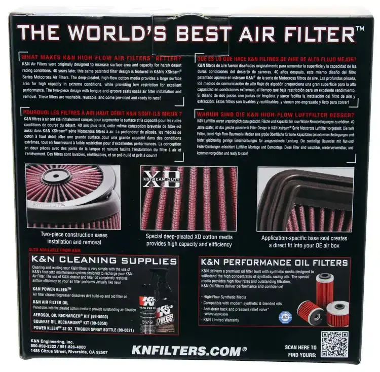 K&N Ha-4502 Performance Air Filter – Direct Replacement For Select Vehicles 1