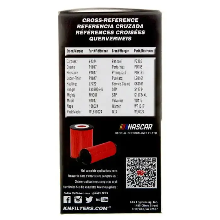 K&N Hp-7038 High-Performance Oil Filter With Extended Service Life 1