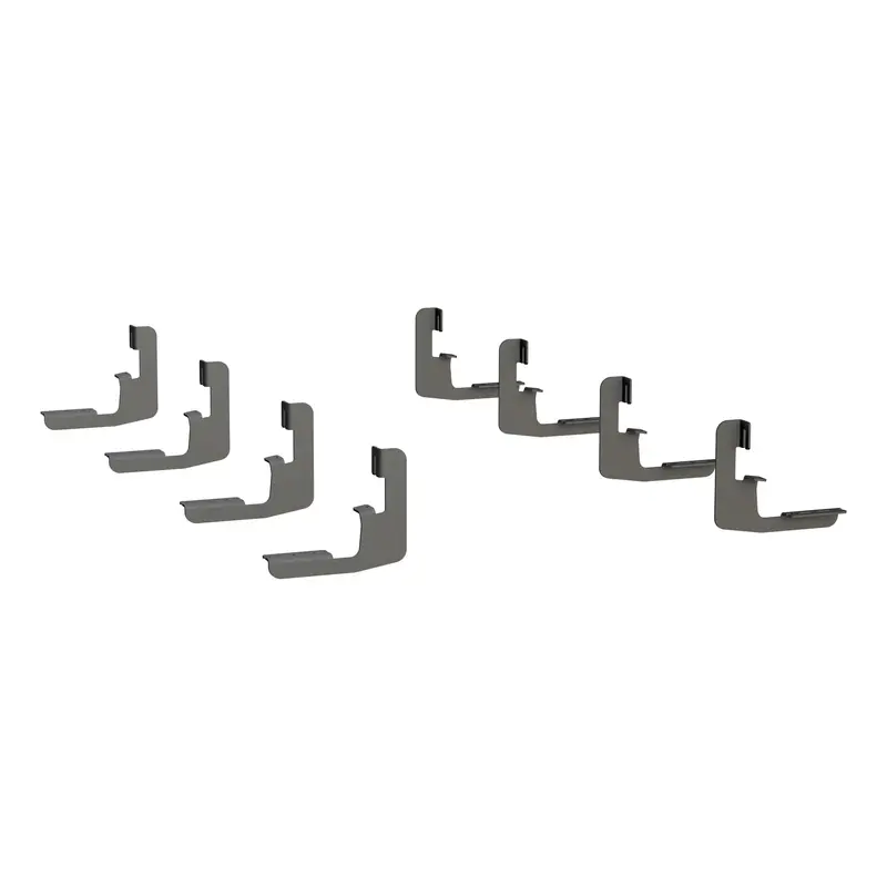Luverne Megastep 6.5" × 78" Aluminum Running Boards In Silver — Fits Chevrolet Silverado & Gmc Sierra Extended Cab 1