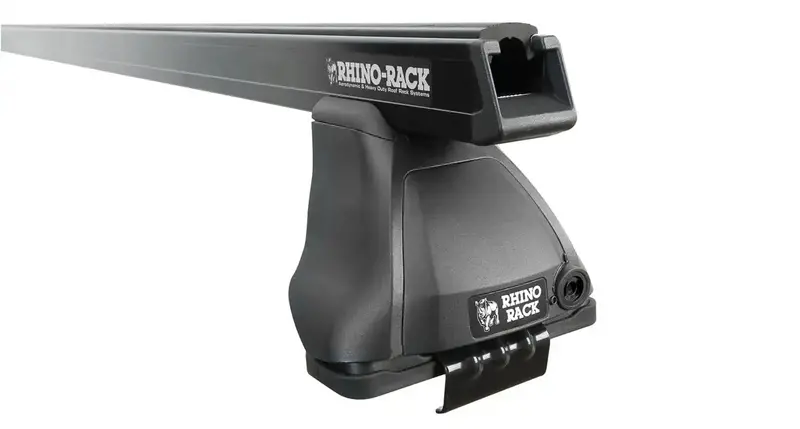 Rhino-Rack Ja0209 Heavy-Duty Single-Bar Roof Rack – 2500 Series, Matte Black 1