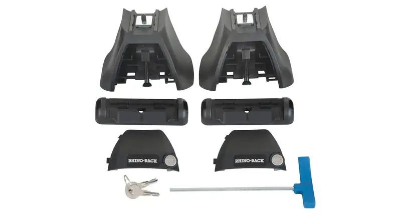 Rhino-Rack Ja4079 Vortex 2500 Roof Rack – Single Black Crossbar, Aerodynamic Design 1