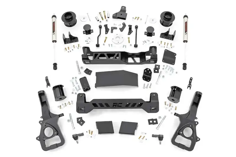 Rough Country 33870 Suspension Lift Kit – Includes Performance Shocks For Enhanced Ride Height 1