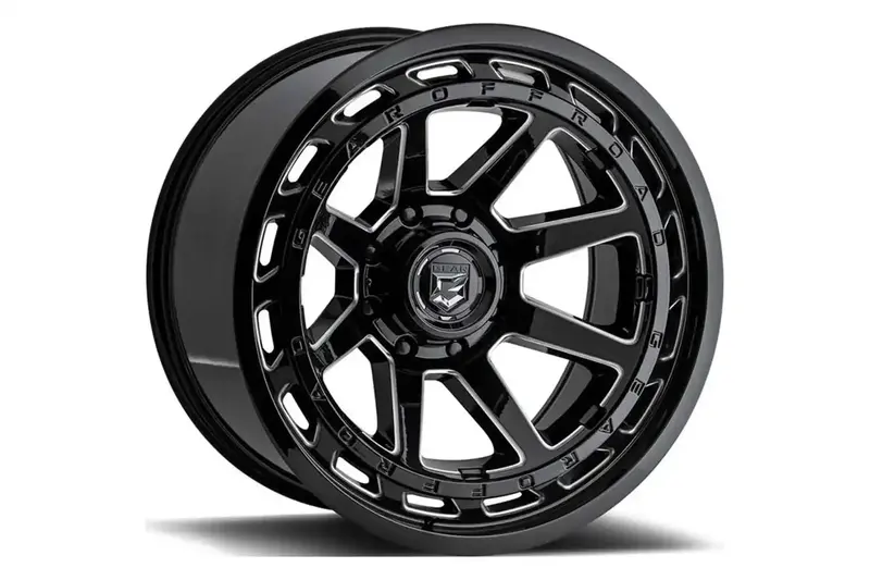 Rough Country 754Bm-2090918 Off-Road Alloy Wheel – Aggressive Design For Trail And Terrain 1