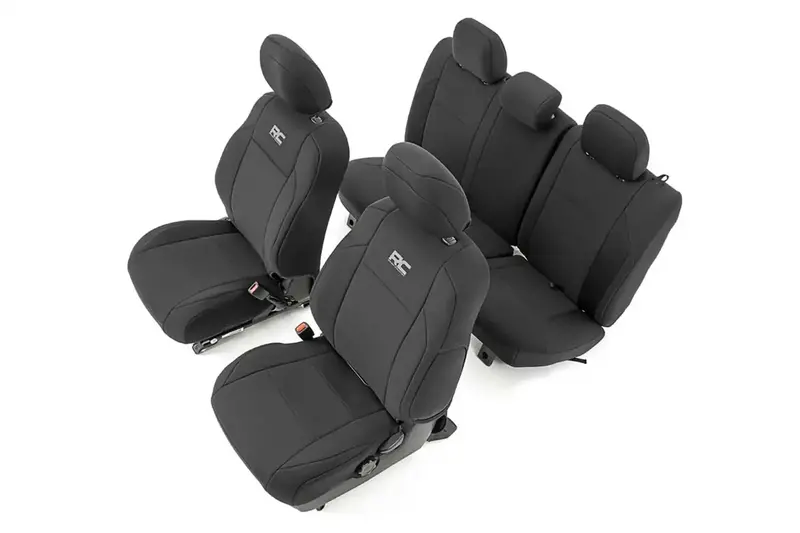 Rough Country Neoprene Seat Covers – Full Interior Protection For Front & Rear Seats 1