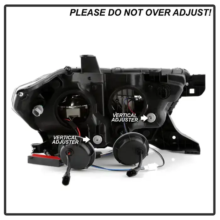 Spyder Led Projector Headlight Assembly – Matte Black Housing With Precision Optics 1
